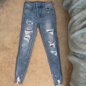 Super high rise American Eagle jeggings